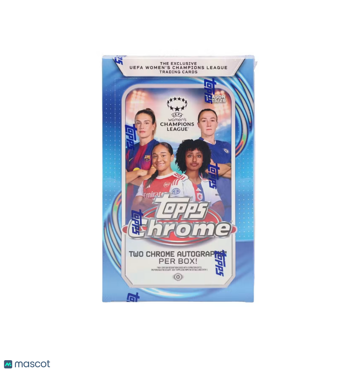 2025-26 Topps Chrome Women's UEFA Champions League Soccer Hobby Box