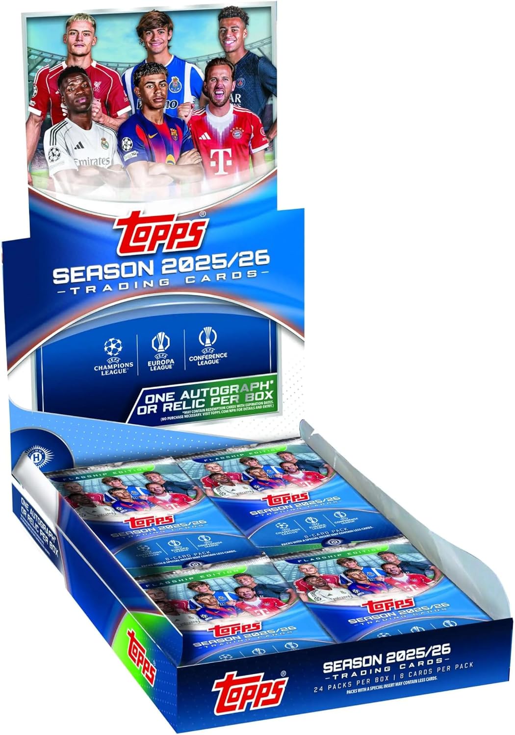 2025-26 Topps UEFA Club Competitions Soccer Hobby Box