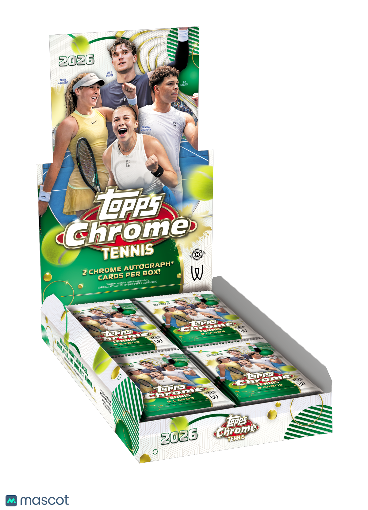 2026 Topps Chrome Tennis Hobby Box