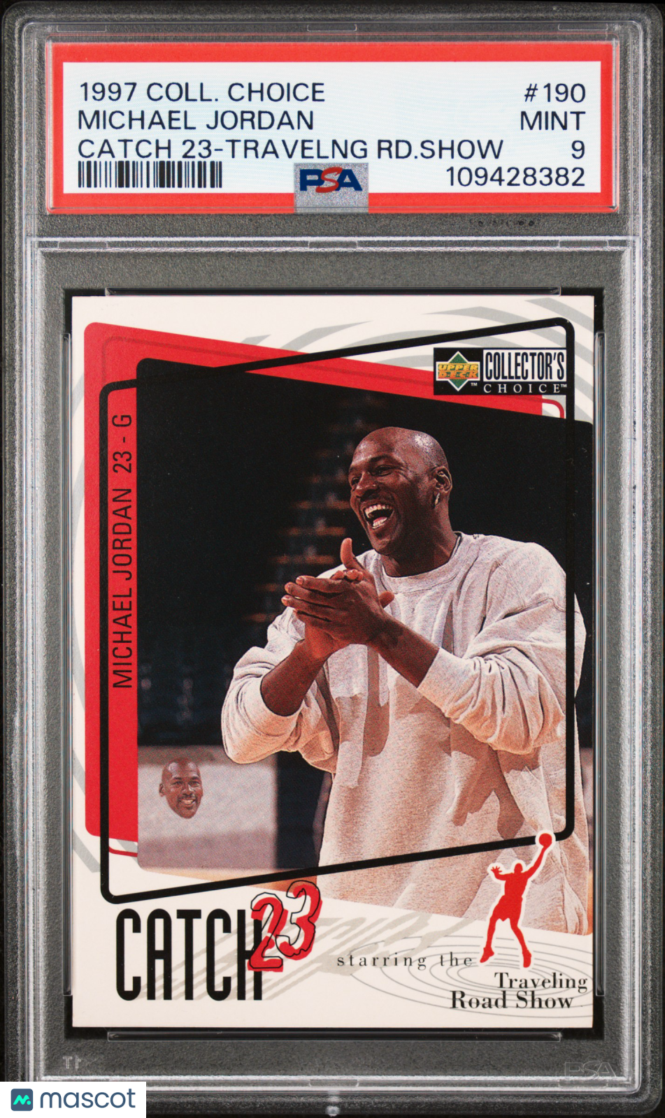 1997 Collector's Choice Michael Jordan #190 PSA 9