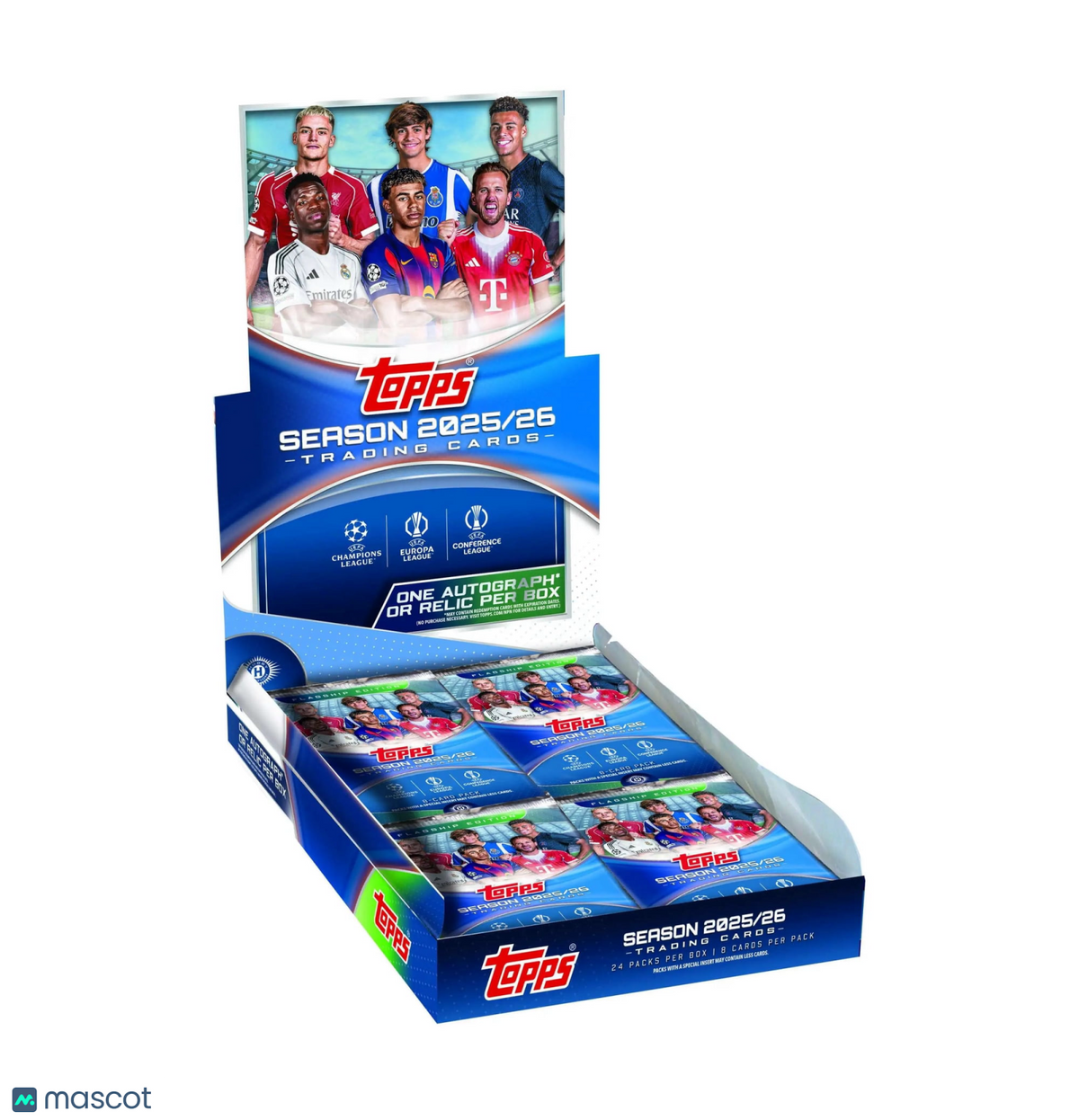 2025-26 Topps UEFA Club Competitions Soccer Hobby Box