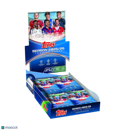 2025-26 Topps UEFA Club Competitions Soccer Hobby Box