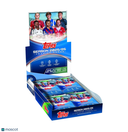 2025-26 Topps UEFA Club Competitions Soccer Hobby Box