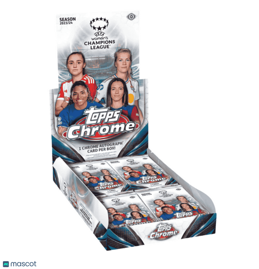 2023-24 Topps UEFA Women's Champions League Chrome Soccer Hobby Box