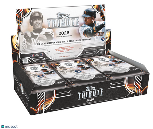MLB Topps 2026 Tribute Baseball Trading Card HOBBY Box [6 Packs]