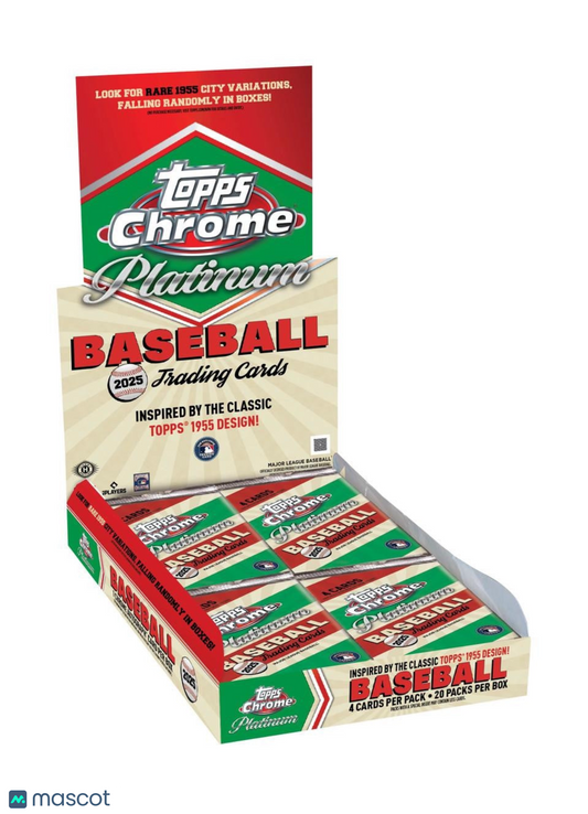 Topps 2025 Chrome Platinum '55 Baseball Hobby Box