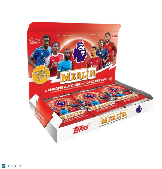 2025-26 Topps Merlin English Premier League Soccer Hobby Box