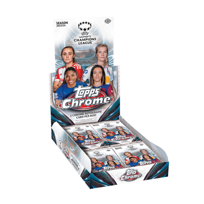 2023-24 Topps UEFA Women's Champions League Chrome Soccer Hobby Box