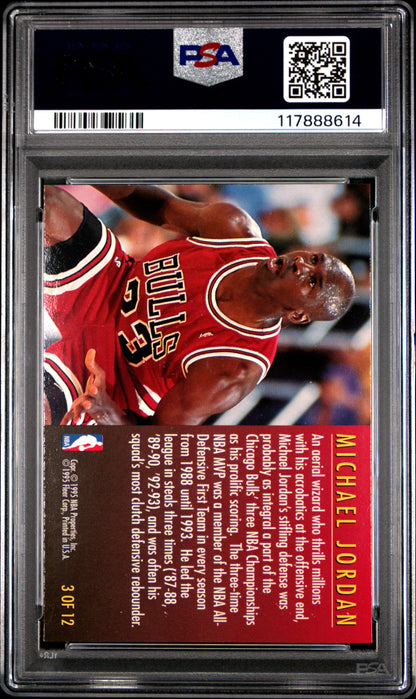 1995 Fleer Total D Michael Jordan #3 PSA 7