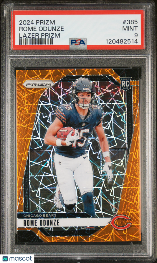 2024 Panini Prizm Rome Odunze #385 PSA 9