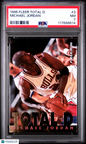 1995 Fleer Total D Michael Jordan #3 PSA 7
