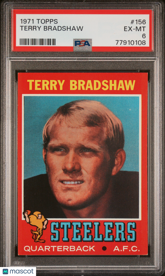 1971 Topps Terry Bradshaw #156 PSA 6