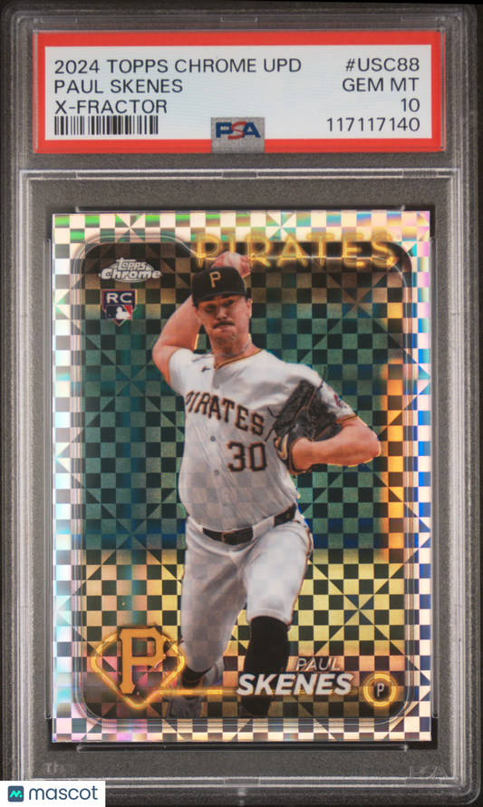 2024 Topps Chrome Update Paul Skenes #USC88 PSA 10